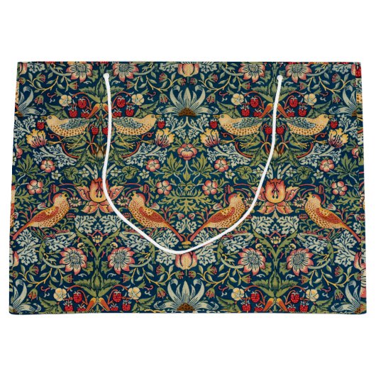 Strawberry Thief van William Morris Groot Cadeauzakje (Voorkant)