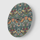 Strawberry Thief van William Morris Grote Klok (Hoek)