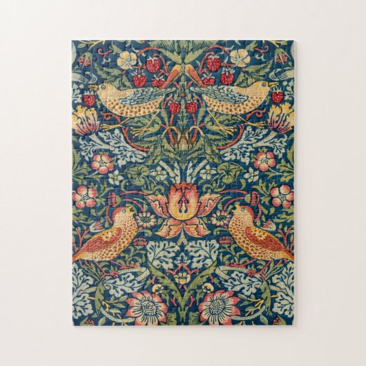 Strawberry Thief van William Morris Legpuzzel (Verticaal)