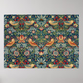 Strawberry Thief van William Morris Poster (Voorkant)