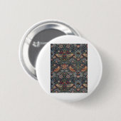 Strawberry Thief van William Morris Ronde Button 5,7 Cm (Voorkant /achterkant)