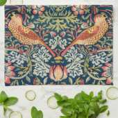 Strawberry Thief van William Morris Theedoek (Gevouwen)