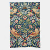 Strawberry Thief van William Morris Theedoek (Verticaal)