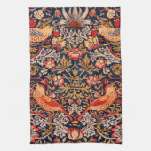 Strawberry Thief van William Morris Theedoek (Verticaal)
