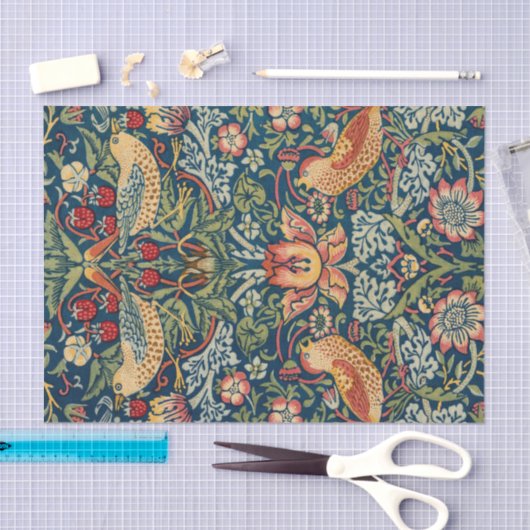 Strawberry Thief van William Morris Tissuepapier (Craft)