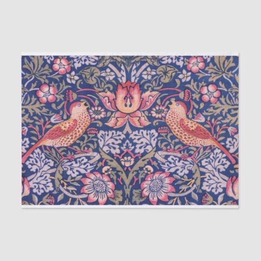 Strawberry Thief van William Morris Tissuepapier (Voorkant)