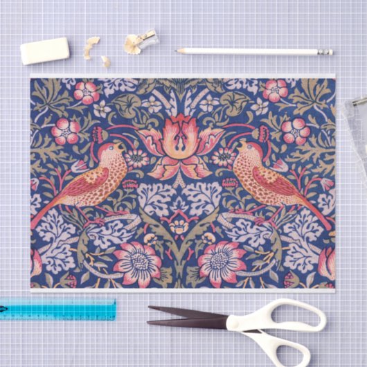 Strawberry Thief van William Morris Tissuepapier (Craft)