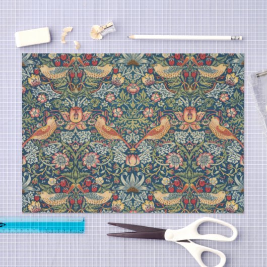 Strawberry Thief van William Morris Tissuepapier (Craft)