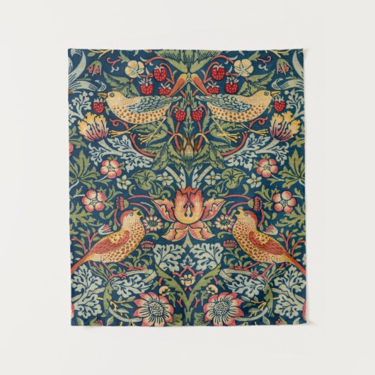 Strawberry Thief van William Morris Wandkleed (Voorkant)