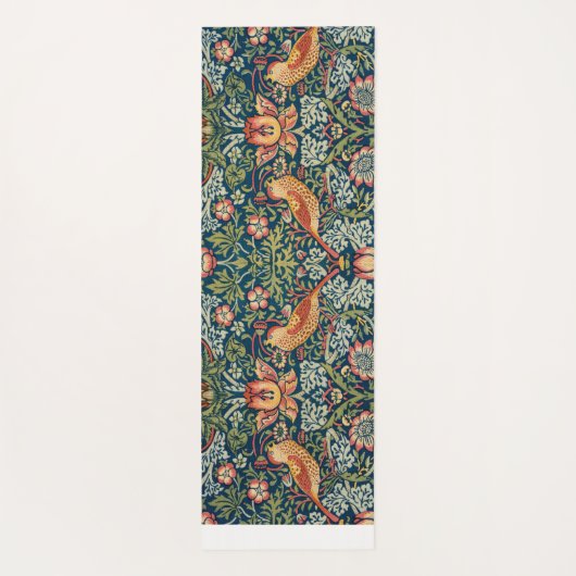 Strawberry Thief van William Morris Yogamat (Achterkant)