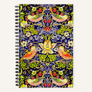 Strawberry Thief Vogels William Morris Notitieboek