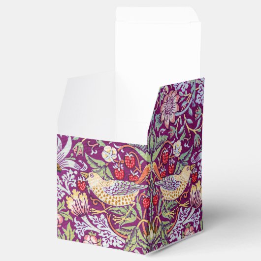 Strawberry Thief, William Morris Bedankdoosjes (Geopend)