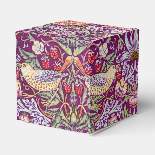 Strawberry Thief, William Morris Bedankdoosjes (Achterkant)