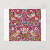Strawberry Thief William Morris Briefkaart (Voorkant)