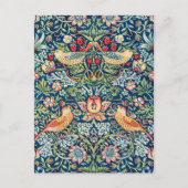 Strawberry Thief William Morris Briefkaart (Voorkant)