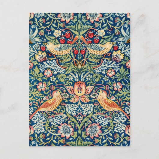 Strawberry Thief William Morris Briefkaart (Voorkant)