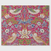 Strawberry Thief William Morris Cadeaupapier (Vlak)
