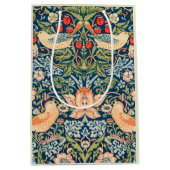 Strawberry Thief William Morris cadeautasche Medium Cadeauzakje (Voorkant)