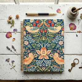 Strawberry Thief William Morris Colorful Planner