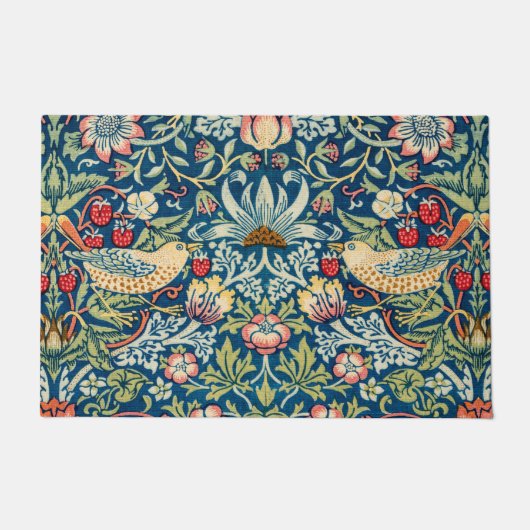 Strawberry Thief William Morris Deurmat (Voorkant)