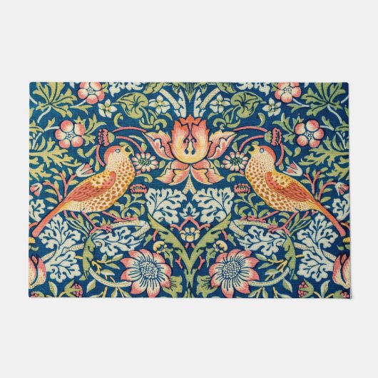 Strawberry Thief William Morris Deurmat (Voorkant)