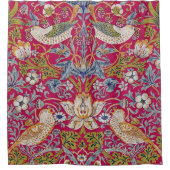 Strawberry Thief William Morris Douchegordijn (Voorkant)