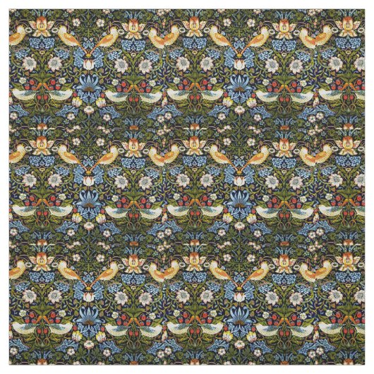 Strawberry Thief William Morris Fabric Stof (Swatch)