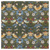 Strawberry Thief William Morris Fabric Stof (Close Up)