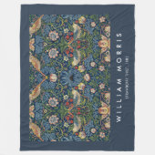 Strawberry Thief William Morris Fleece Deken (Voorkant)