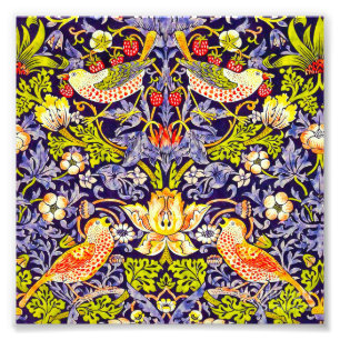 Strawberry Thief William Morris Foto Afdruk