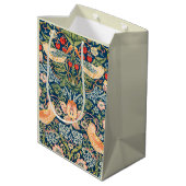 Strawberry Thief William Morris Gift Bag Medium Cadeauzakje (Achterkant Gekanteld)