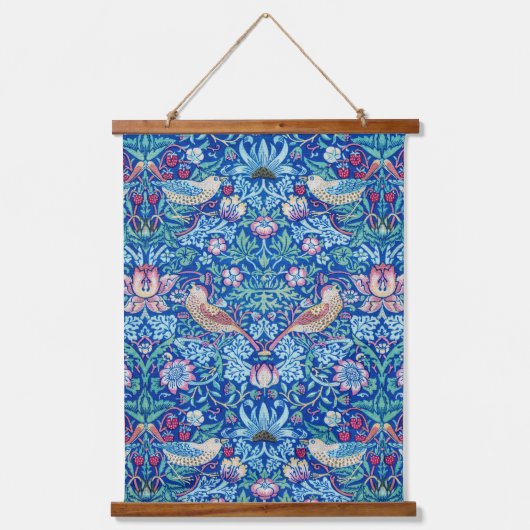 Strawberry Thief William Morris Hangend Wandkleed (Voorkant)