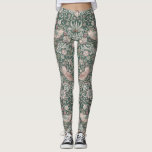 Strawberry Thief, William Morris Leggings<br><div class="desc">William Morris (24 March 1834 – 3 October 1896) was a British textile designer, poet, novelist, translator, and socialist activist associated with the British Arts and Crafts Movement. He was a major contributor to the revival of traditional British textile arts and methods of production. His literary contributions helped to establish...</div>