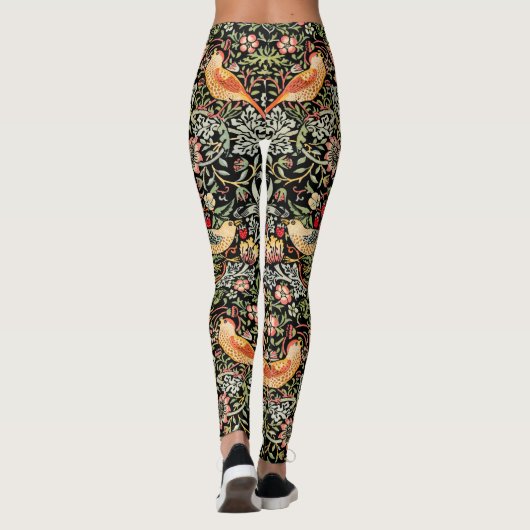 Strawberry Thief WIlliam Morris Leggings (Achterkant)