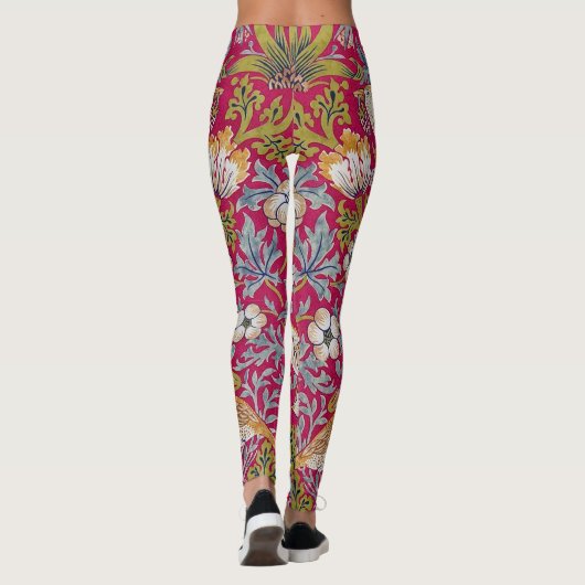Strawberry Thief William Morris Leggings (Achterkant)