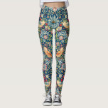 Strawberry Thief William Morris Leggings<br><div class="desc">William Morris (24 maart 1834 - 3 oktober 1896) was een Britse textielontwerper, dichter, schrijver, vertaler en socialistische activist die banden heeft met de Britse Beweging voor Kunst en Kunst. Hij heeft een belangrijke bijdrage geleverd aan de heropleving van de traditionele Britse textielkunst en de productiemethoden. Zijn literaire bijdragen hebben...</div>