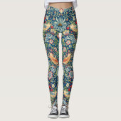 Strawberry Thief William Morris Leggings (Voorkant)
