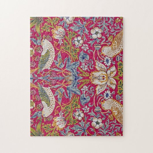 Strawberry Thief William Morris Legpuzzel (Verticaal)