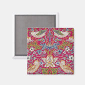 Strawberry Thief William Morris Magneet (Voorkant / Achterkant)