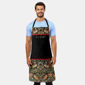Strawberry Thief William Morris Personalize Schort (Gedragen)