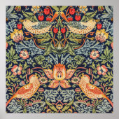 Strawberry Thief William Morris Poster (Voorkant)