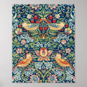 Strawberry Thief William Morris Poster (Voorkant)