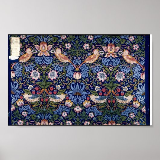 Strawberry Thief William Morris , Poster (Voorkant)