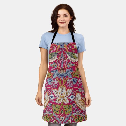 Strawberry Thief William Morris Schort (Gedragen)