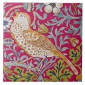 Strawberry Thief William Morris Tegeltje (Voorkant)