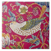 Strawberry Thief William Morris Tegeltje (Voorkant)