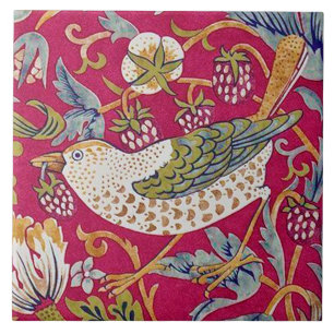 Strawberry Thief William Morris Tegeltje