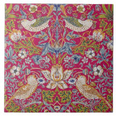 Strawberry Thief William Morris Tegeltje (Voorkant)