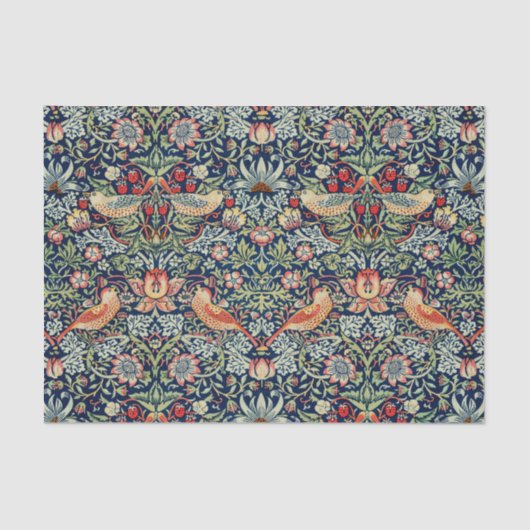 Strawberry Thief William Morris Tissuepapier (Voorkant)