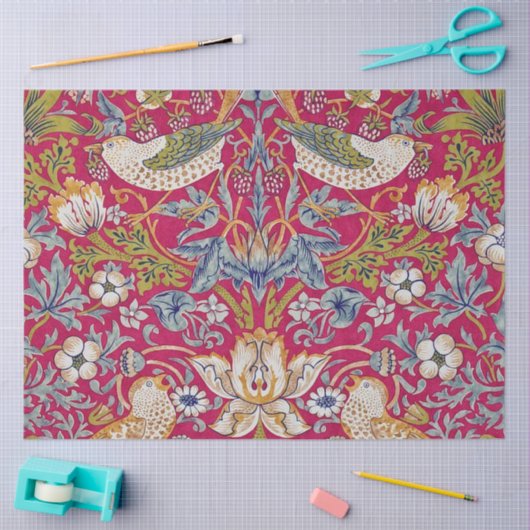 Strawberry Thief William Morris Tissuepapier (Craft)